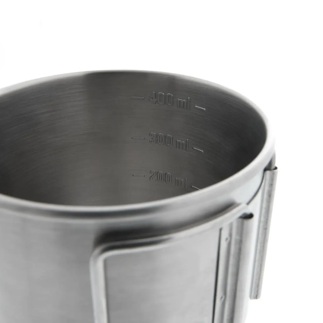 0.4 L Stainless Steel Cup 500 for hiking and camping.