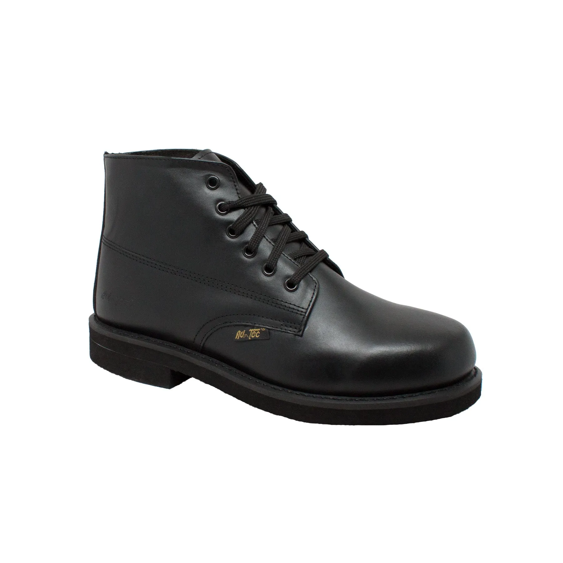 AdTec Mens Black Amish Boot Full Grain Leather Work