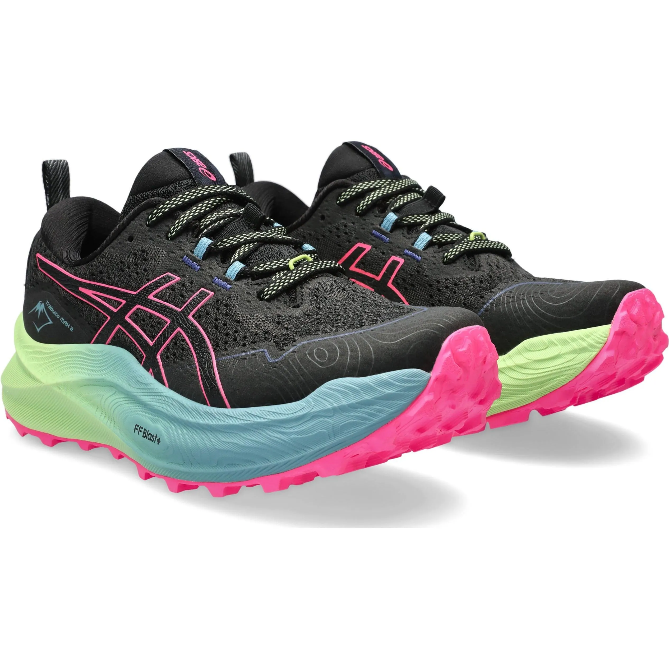 Asics Trabuco Max 2 Womens Trail Running Shoes - Black