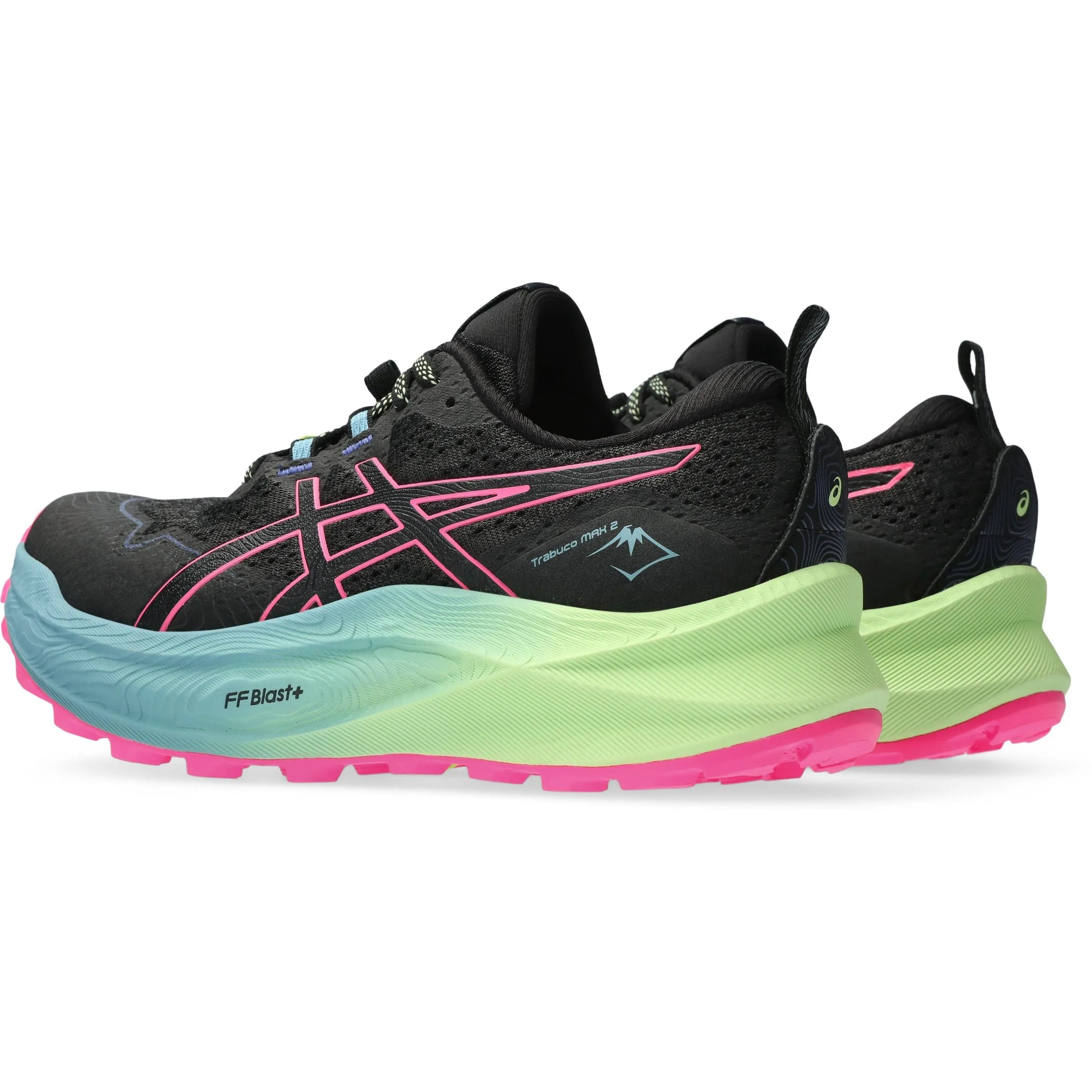 Asics Trabuco Max 2 Womens Trail Running Shoes - Black