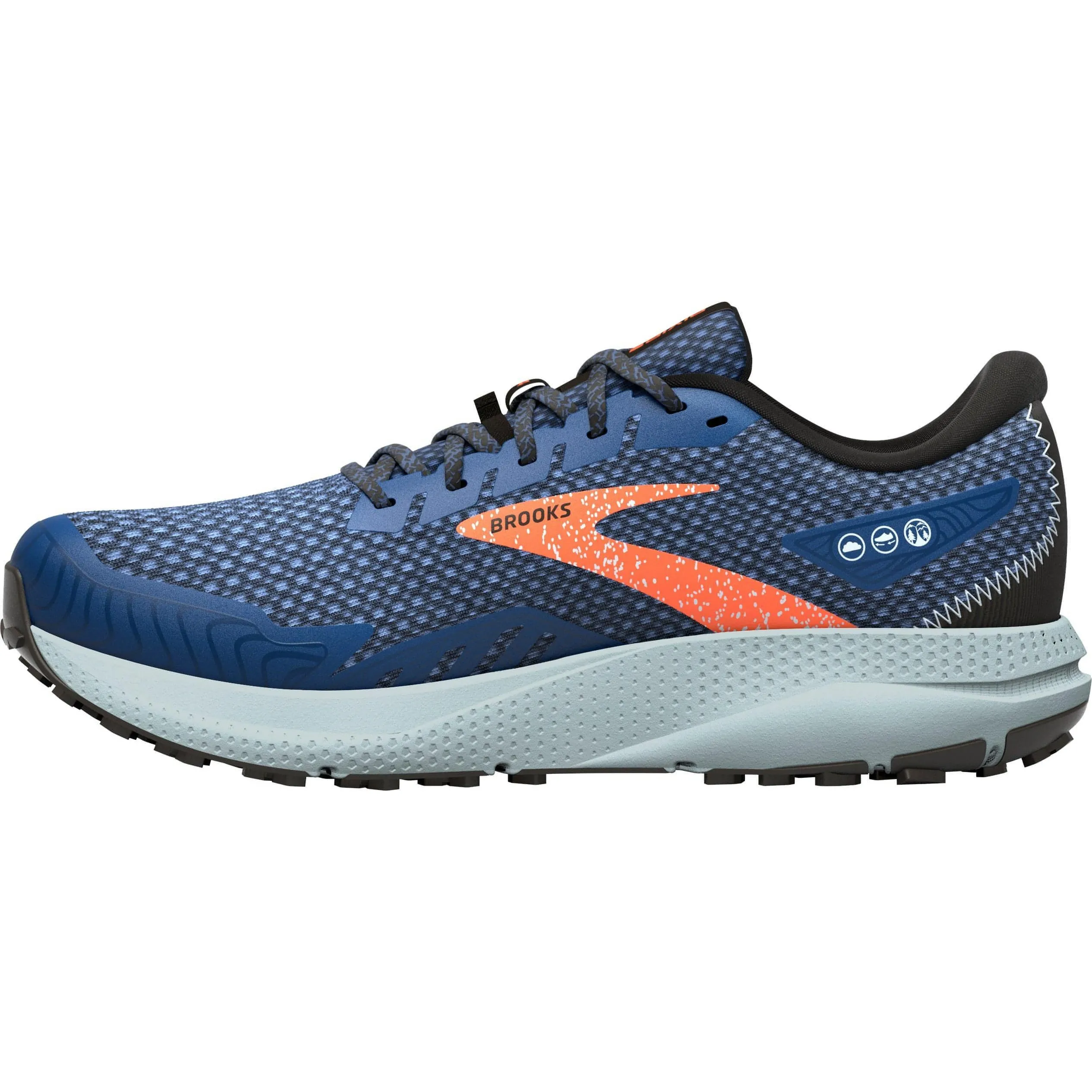 Brooks Divide 4 Mens Trail Running Shoes - Navy