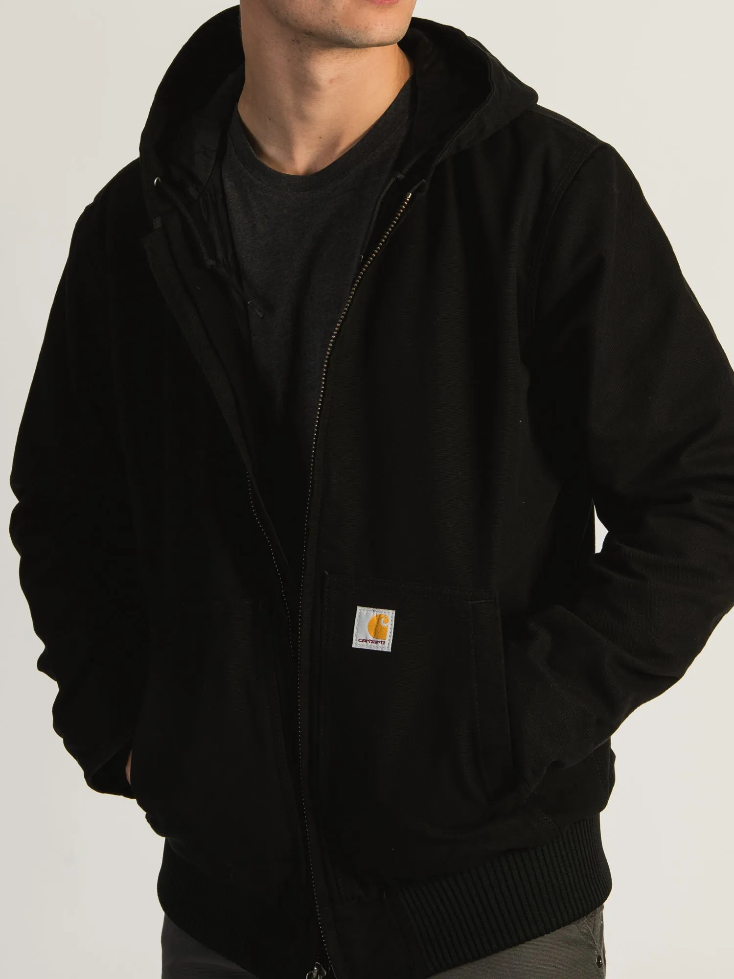 CARHARTT DUCK INSULATED ACTIVE HOODED JACKET