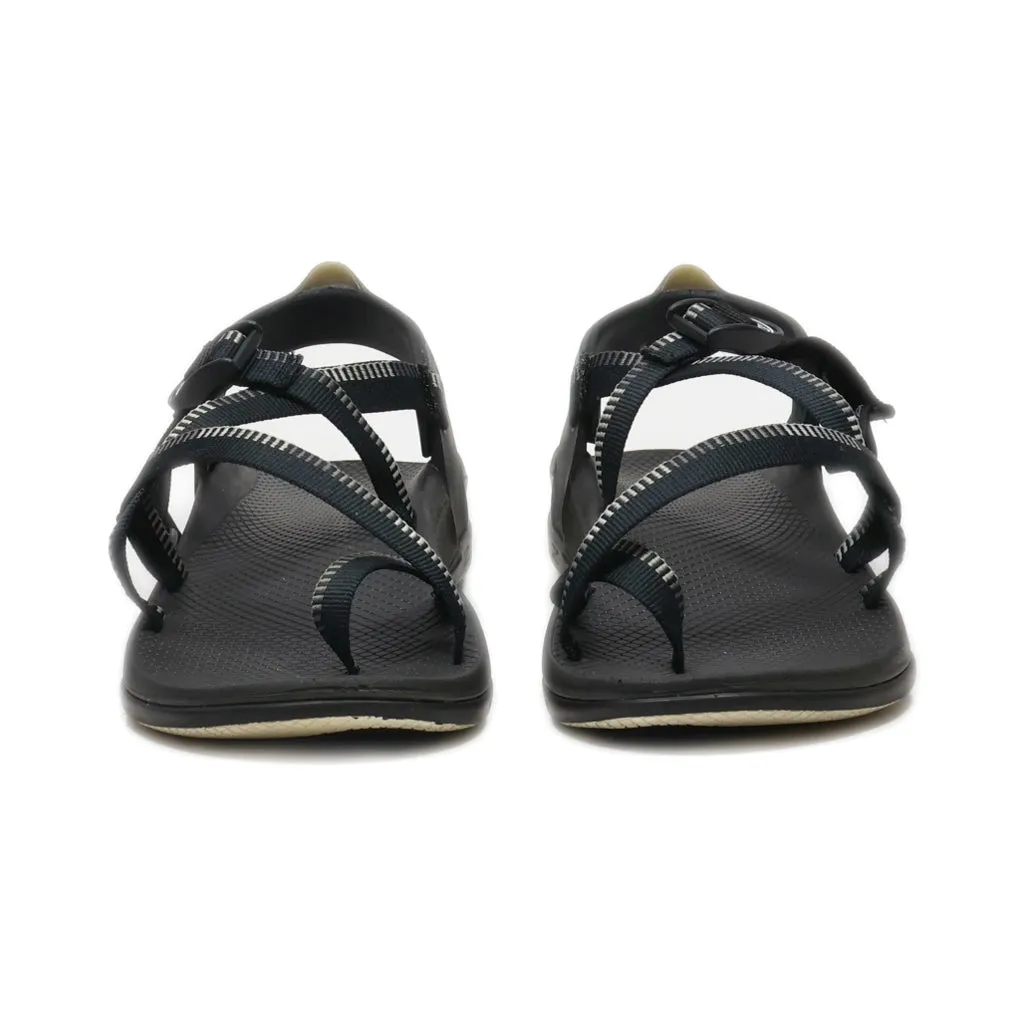 Chaco Casual Sandals Leather Black Colour For Men