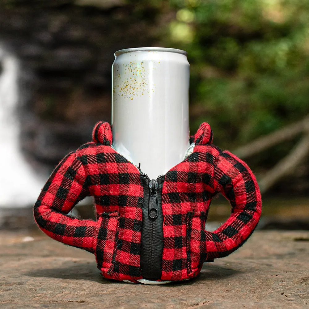 Drink Holder | Flannel | Red