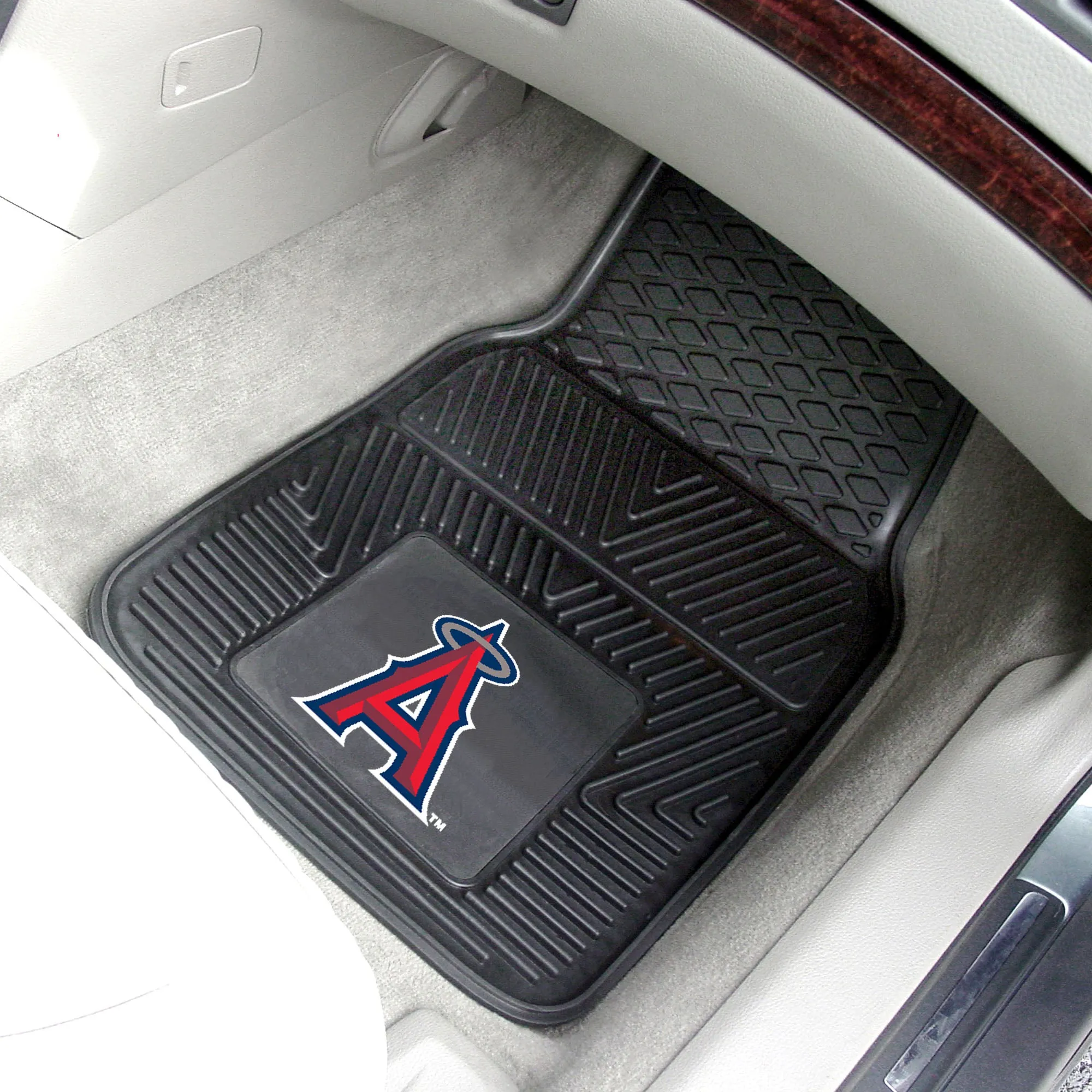 Fanmats Los Angeles Angels Heavy Duty Car Mat Set - 2 Pieces