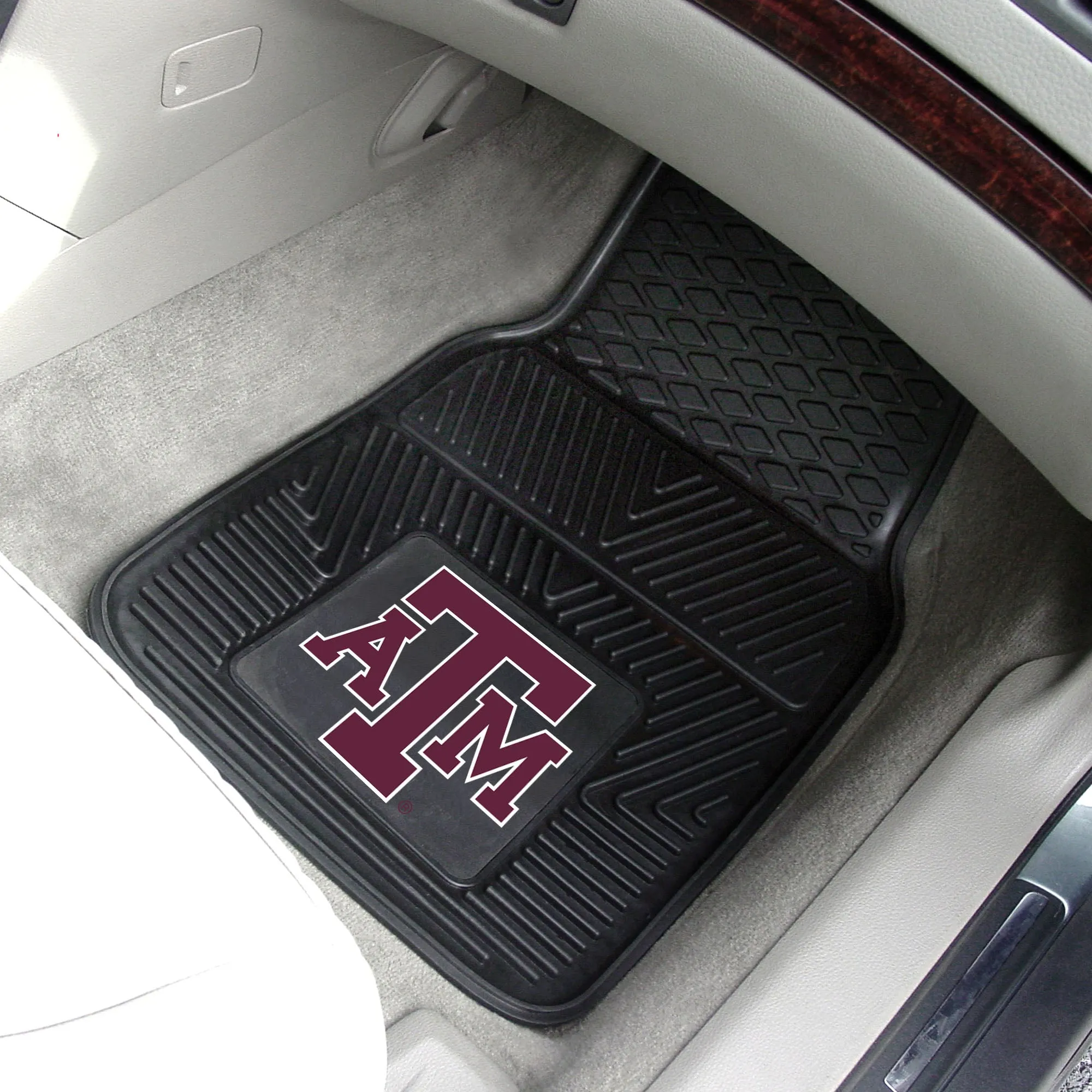 Fanmats Texas A&M Aggies Heavy Duty Car Mat Set - 2 Pieces