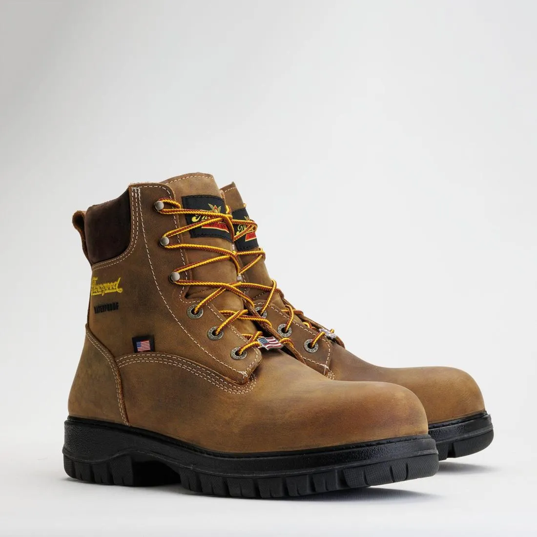 Genesis Series 6" Nano Toe Waterproof Boot Chestnut