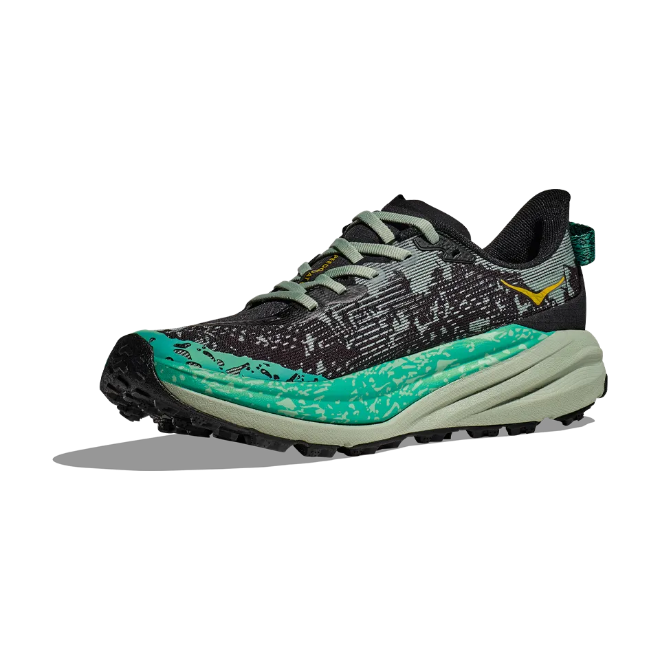 HOKA Women's Speedgoat 6 Black/Aloe Vera