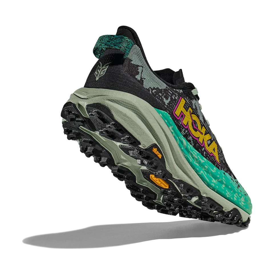 HOKA Women's Speedgoat 6 Black/Aloe Vera