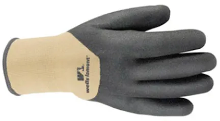 LG BROWN NITRILE DIPPED WINTER GLOVE