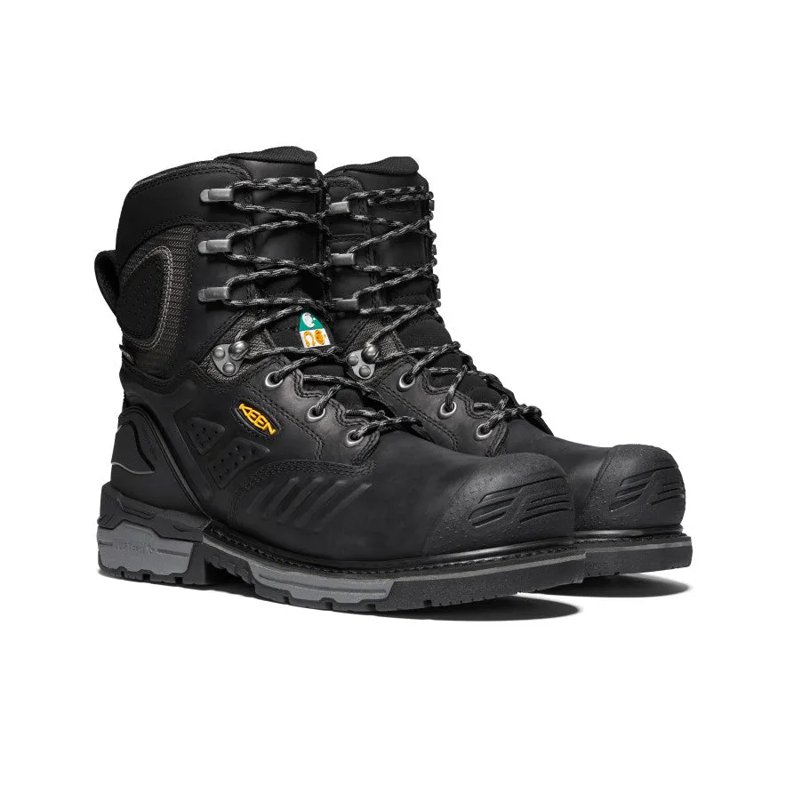 Men's CSA Philadelphia 8" Insulated Waterproof Boot (Carbon Toe) | Black/Gargoyle