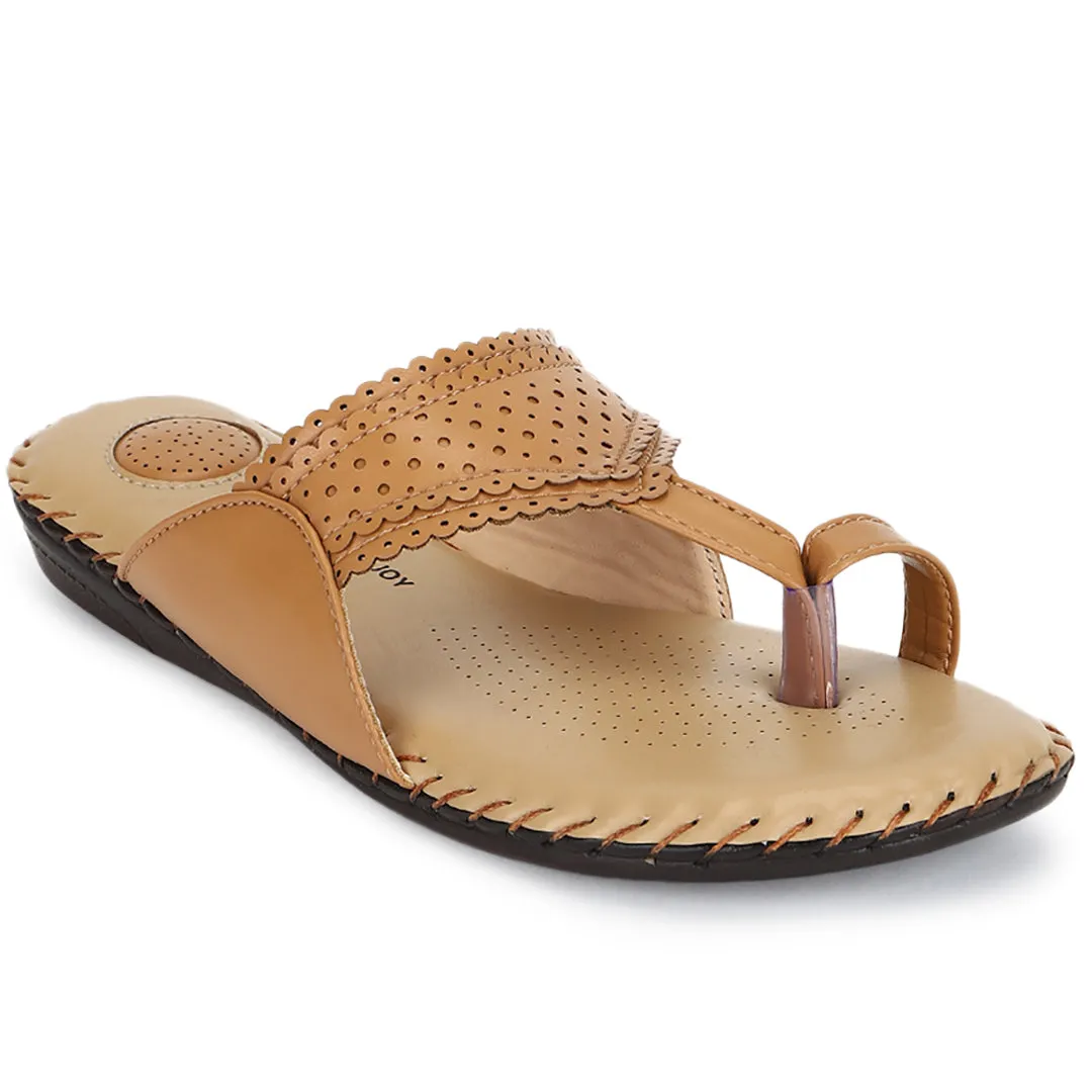 ORTHO JOY Soft Fancy Footwear Comfortable Chappal for women