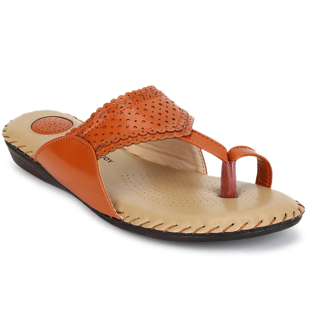 ORTHO JOY Soft Fancy Footwear Comfortable Chappal for women