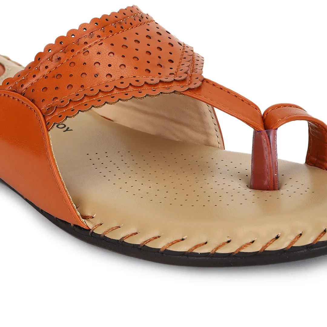 ORTHO JOY Soft Fancy Footwear Comfortable Chappal for women