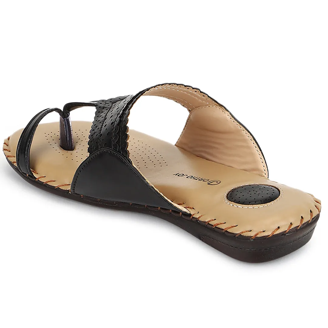 ORTHO JOY Soft Fancy Footwear Comfortable Chappal for women