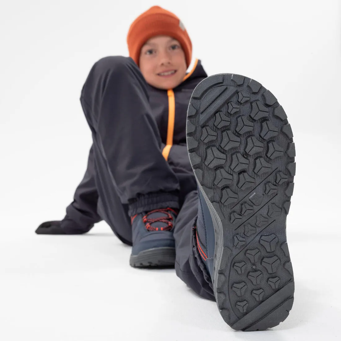 Quechua SH100 Kid's Warm Hiking Boots - Mid - Rip Tab - Waterproof