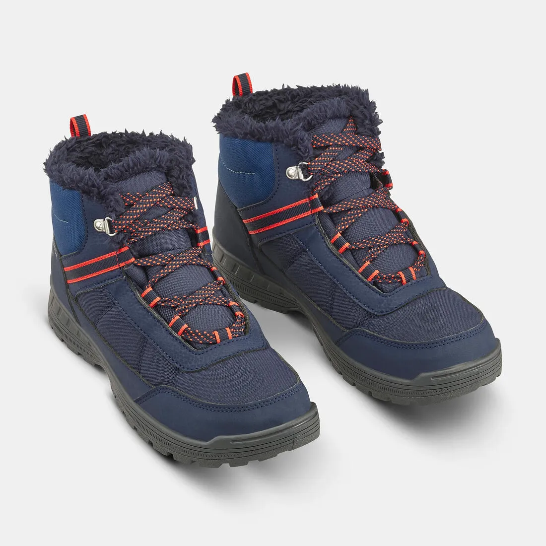 Quechua SH100 Kid's Warm Hiking Boots - Mid - Rip Tab - Waterproof