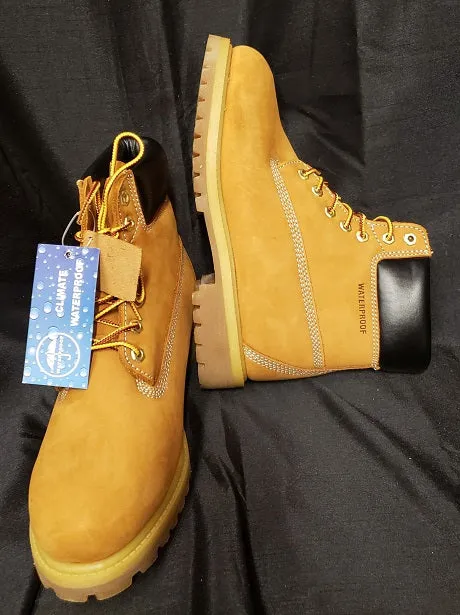 Ramsay -- Men's 6" Insulated Waterproof Work Boot -- Wheat Nubuck