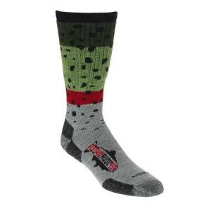 Rep Your Water Rainbow Trout Print Socks