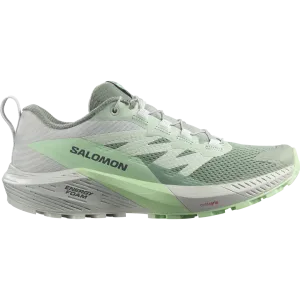 Salomon Sense Ride 5 Shoes (Women's) Lily Pad/Metal/Green Ash