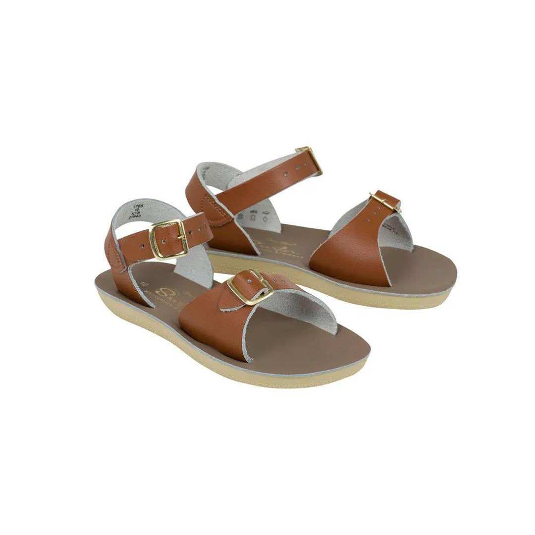 Salt-Water Sun-San Kid's Sandals - Surfer - Tan