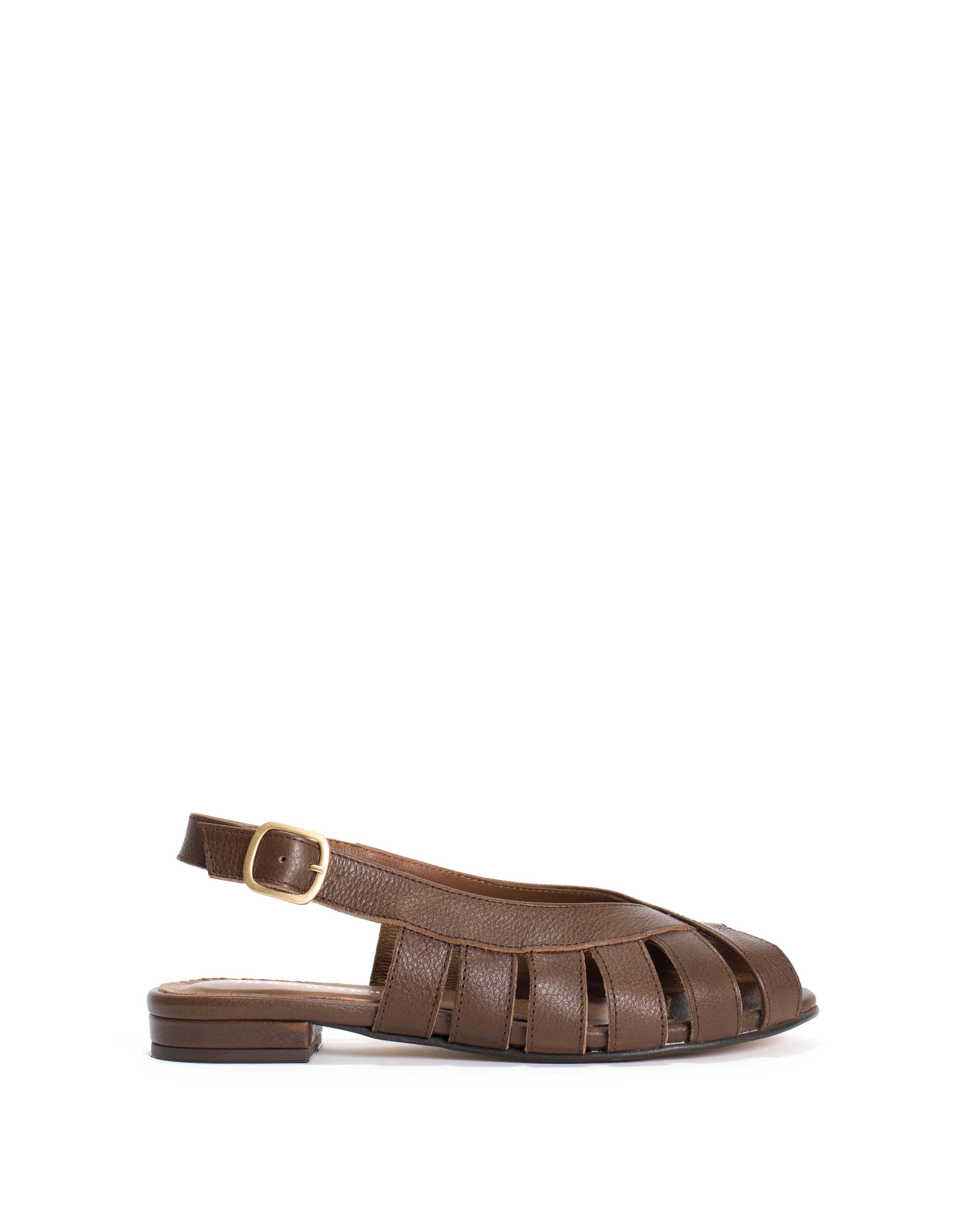 Sophie 20 Grained vegetable tanned calf Coffee brown