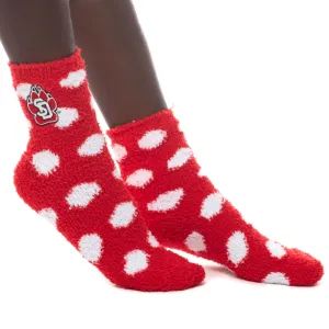 South Dakota Red Socks With Dots