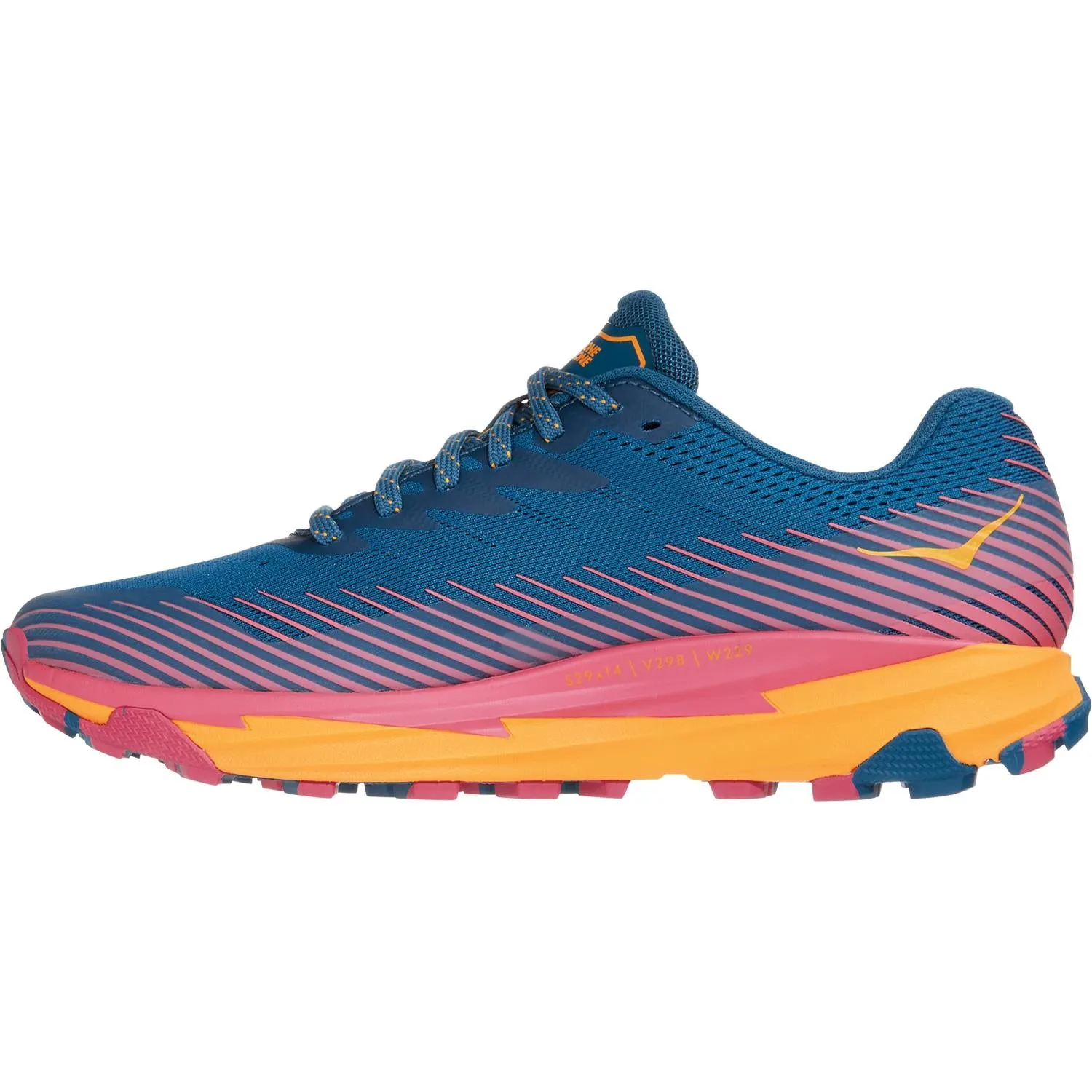 Women's Hoka Torrent 2 Moroccan Blue/Saffron Mesh